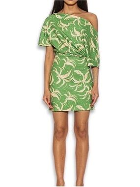 Alexia Admor NWT Green Floral Print Mini Dress